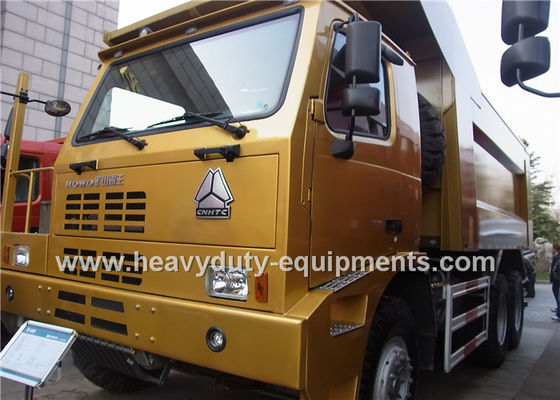 Κίνα το βαρύ φορτηγό απορρίψεων φόρτωσης HOWO με τα πλαίσια με το σύστημα WABCO/ενισχύει τον προφυλακτήρα προμηθευτής