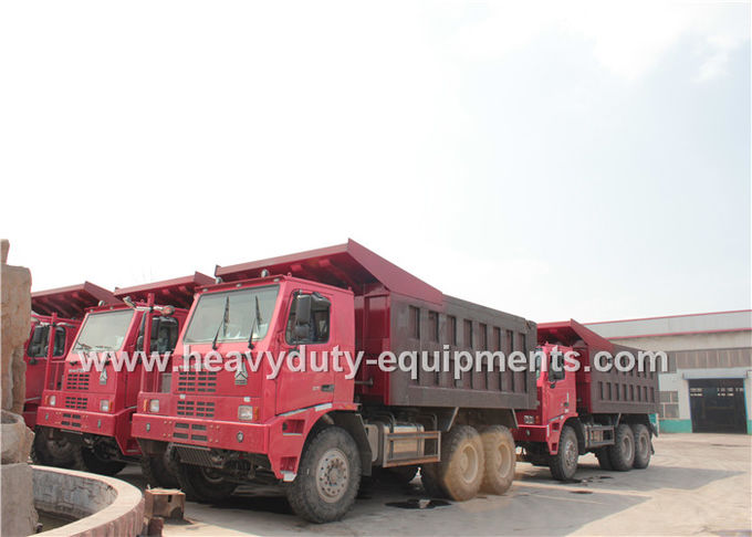 50 φορτηγό απορρίψεων τόνου 6x4/tipper φορτηγό απορρίψεων με το ελαστικό αυτοκινήτου 14.00R25 για την περιοχή μεταλλείας του Κογκό
